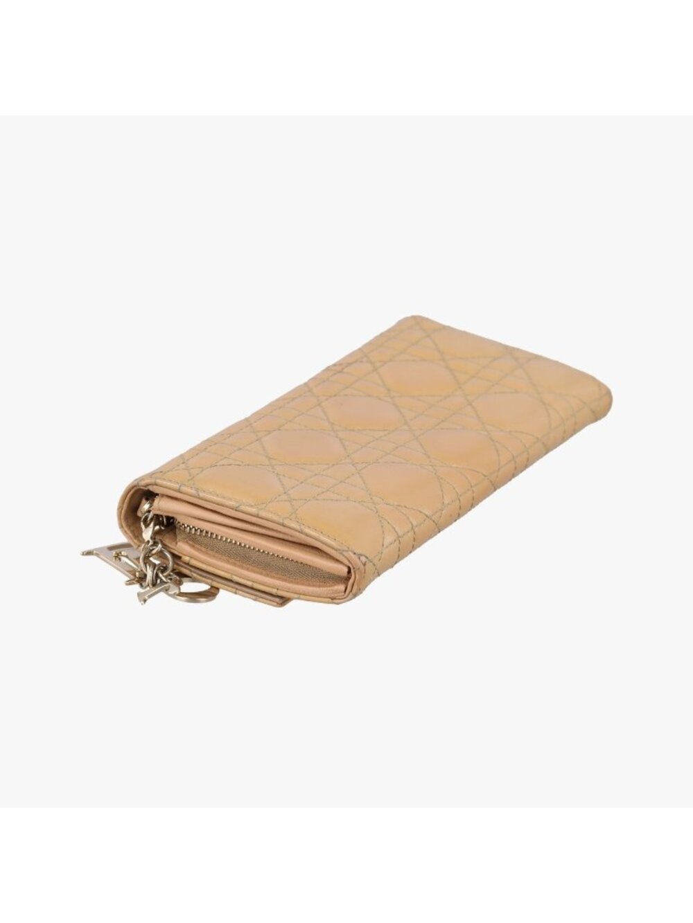 ★SOLD★ Dior Lady Cannage Beige Patent Handbag - Picture 7 of 15